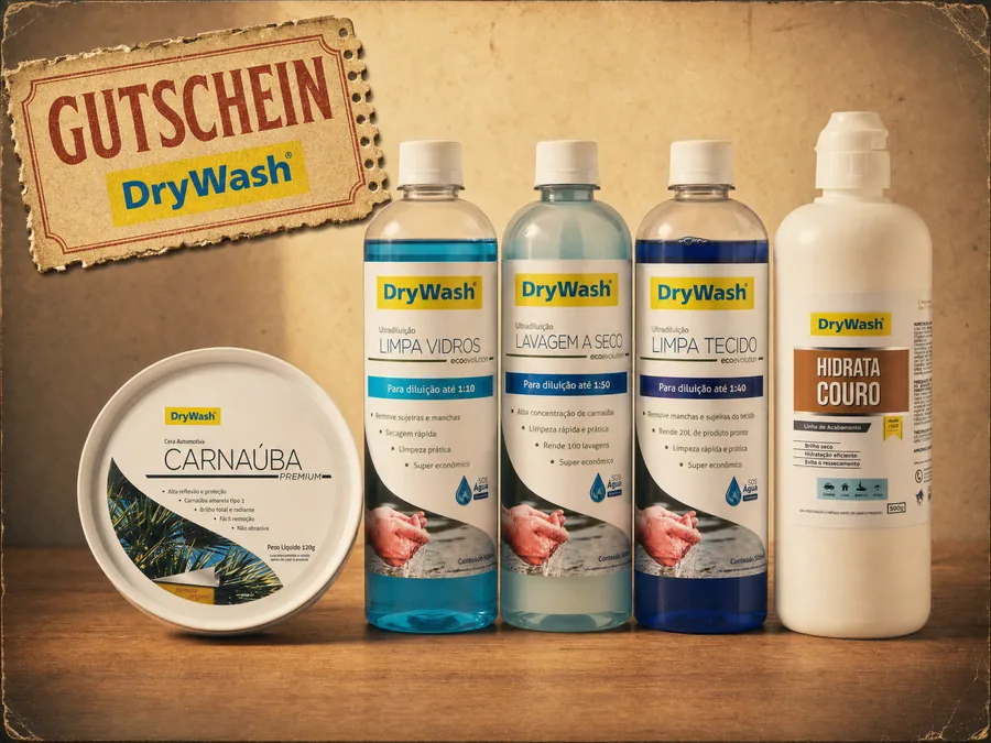 DryWash Newsletter Rabattgutschein
